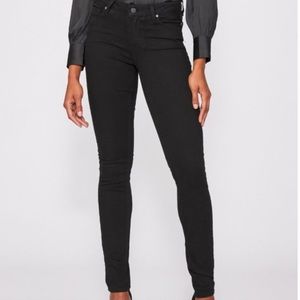 Paige Jeans! Perfect skinny fit. Black. 25 waist, long in leg.